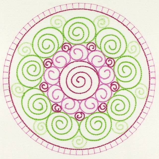 BFC1088 Turkish Delight Quilt Circles