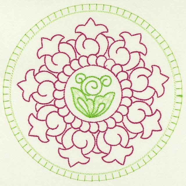 BFC1088 Turkish Delight Quilt Circles