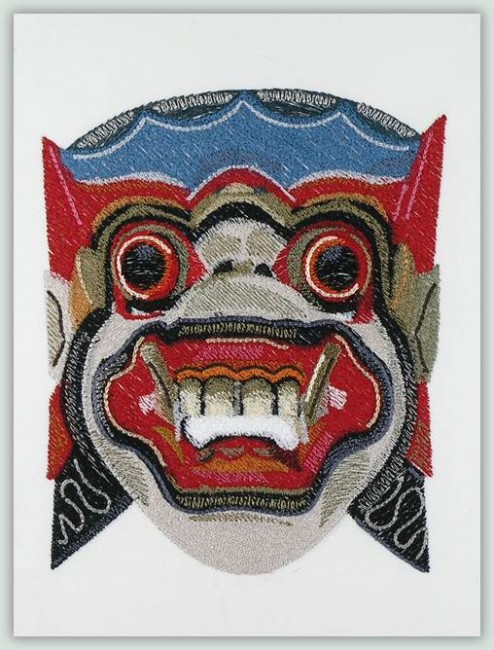 BFC1090 Three Balinese Dance Masks