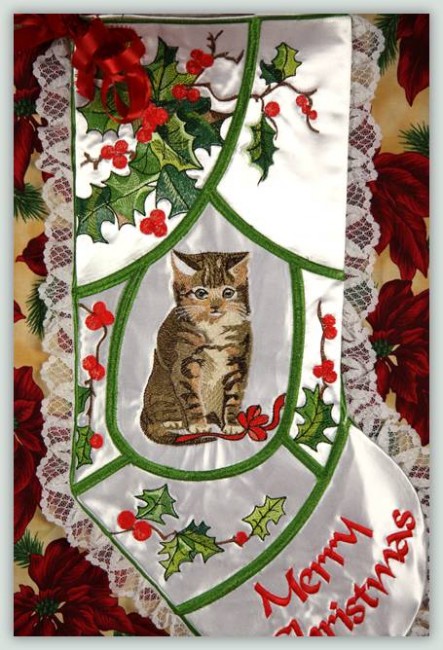 BFC1096 QIH Three Christmas Stockings