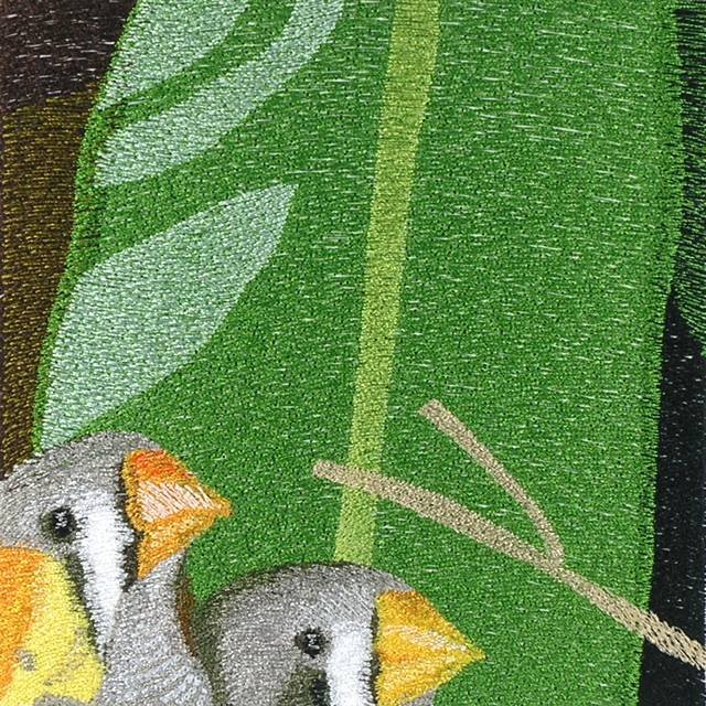 BFC1098 Window-Three Finches