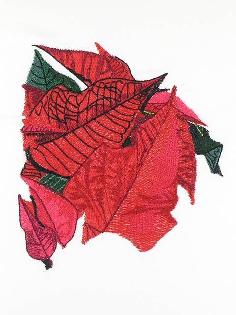 BFC1099 Large Poinsettia Bouquet