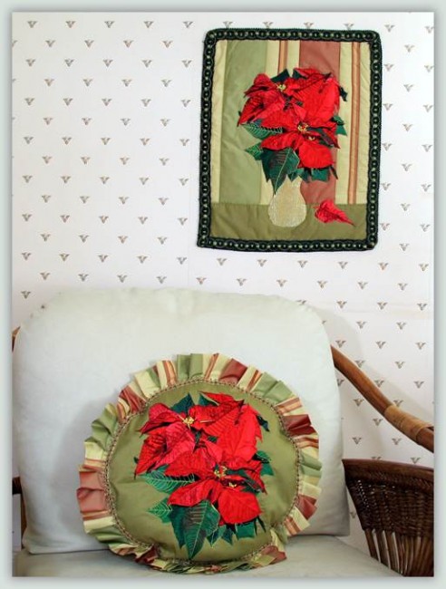 BFC1099 Large Poinsettia Bouquet