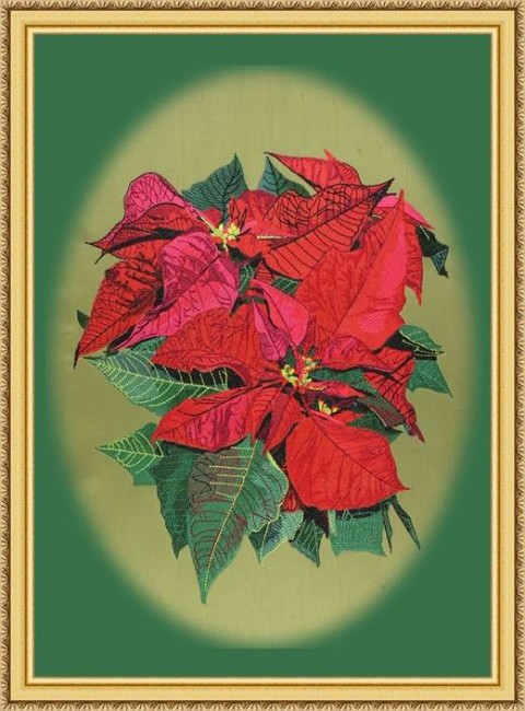 BFC1099 Large Poinsettia Bouquet