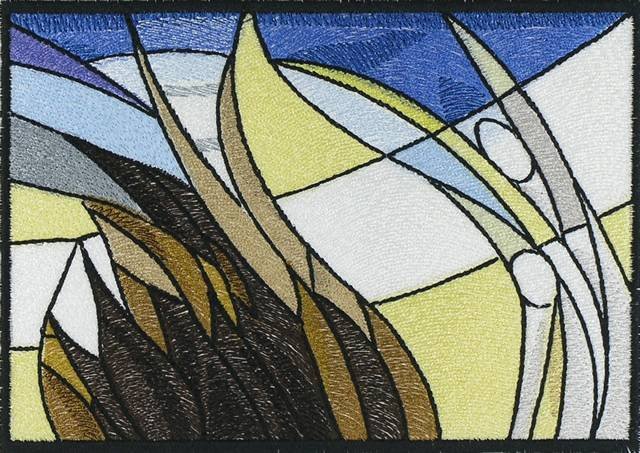 BFC1106 Stained Glass-Eagle