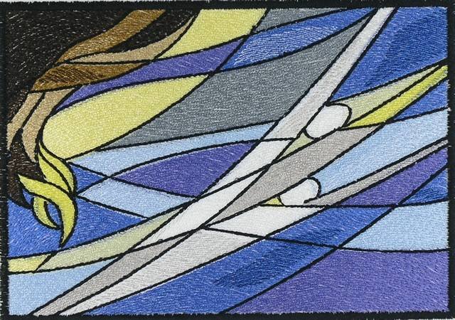 BFC1106 Stained Glass-Eagle