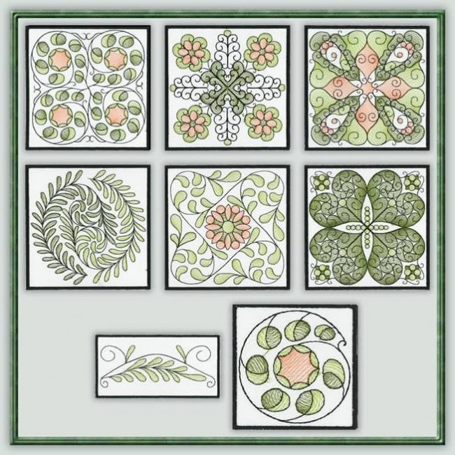 BFC1109 QIH or Reg Sheer Quilt Blocks I