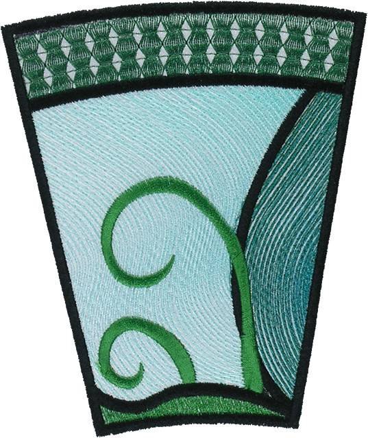 BFC1114 Stained Glass Butterfly in a Circle