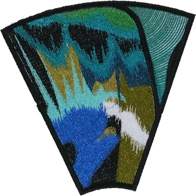 BFC1114 Stained Glass Butterfly in a Circle