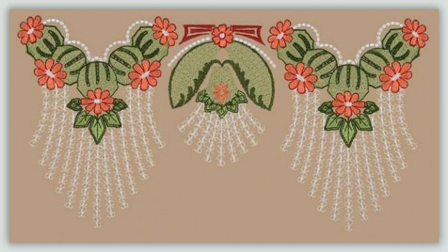 BFC1123 Flowers with Bits of Lace