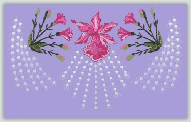 BFC1123 Flowers with Bits of Lace