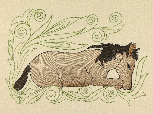 BFC1126 Decorative Element Series Filled in Horses