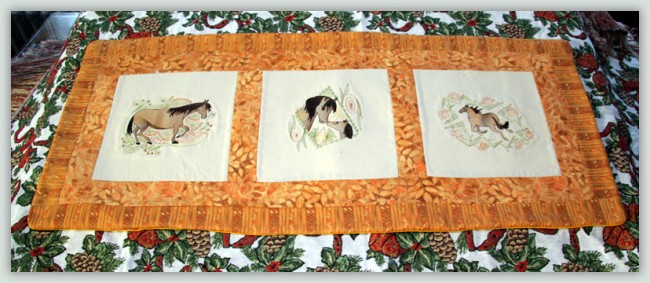 BFC1126 Decorative Element Series Filled in Horses