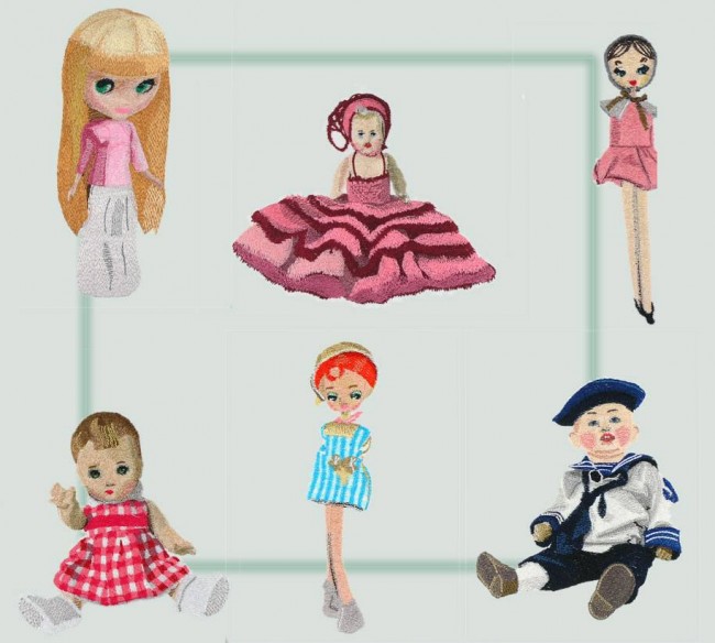 BFC1127 Vintage Dolls