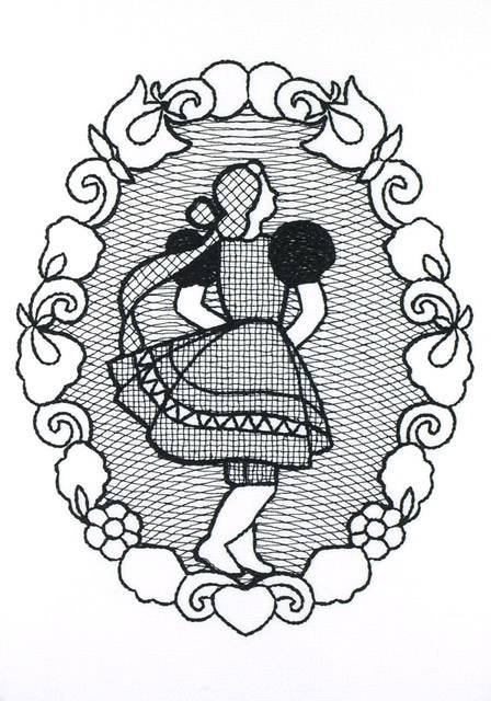 BFC1134 Lace Blackwork Designs