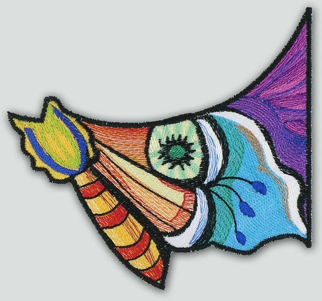 BFC1135 Ching Chou's Stained Glass Butterfly I