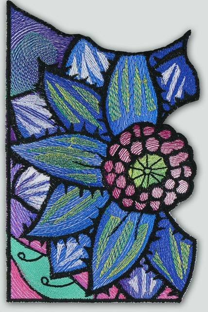 BFC1135 Ching Chou's Stained Glass Butterfly I