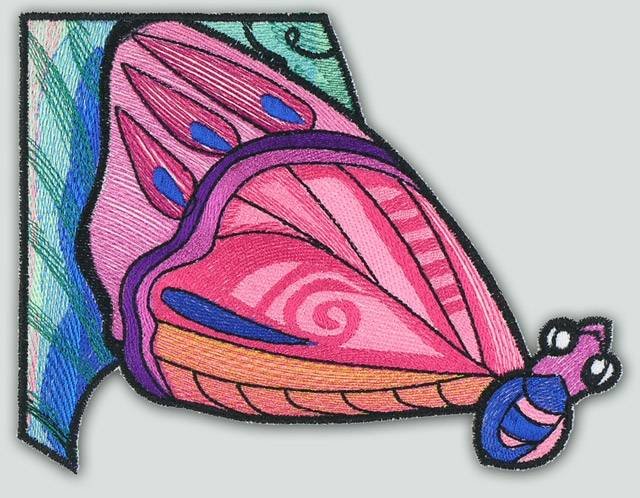 BFC1138 Ching Chou's Stained Glass Butterfly II