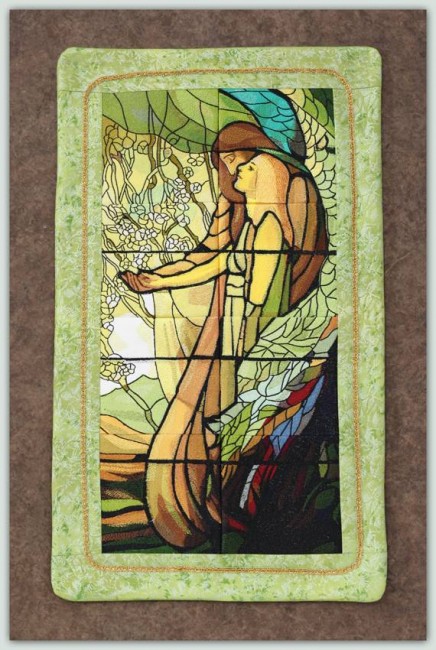 BFC1139 Stained Glass-Tiffany's Guiding Angel