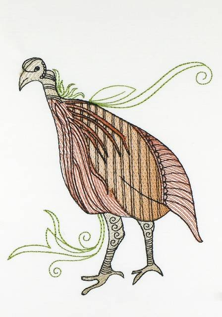 BFC1141 D.E.S-Filled Guinea Hens