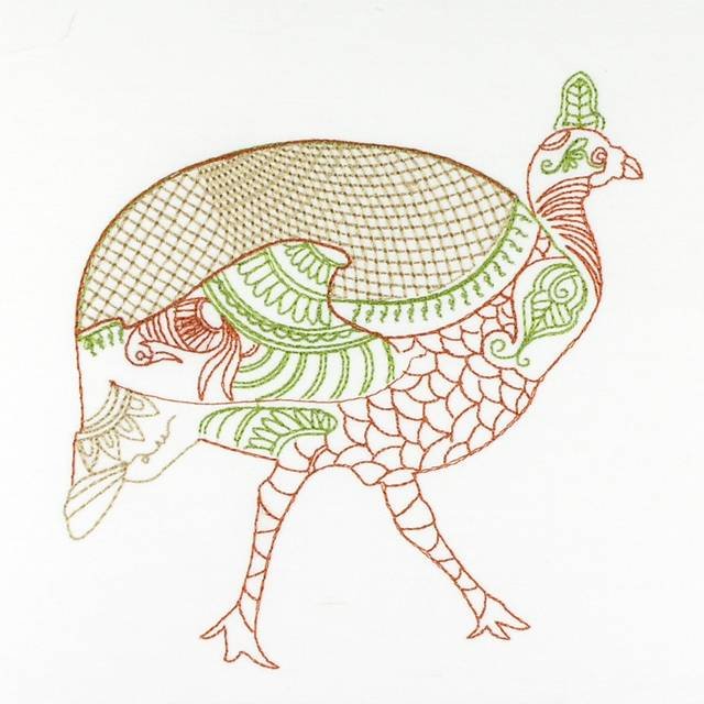 BFC1141 D.E.S-Filled Guinea Hens