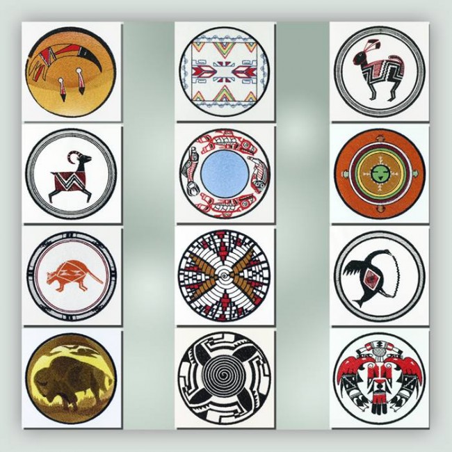 BFC1146 Native American Quilt Circles