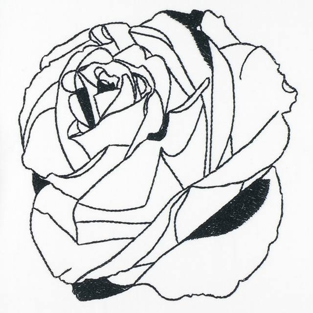 BFC1149 Blackwork Roses