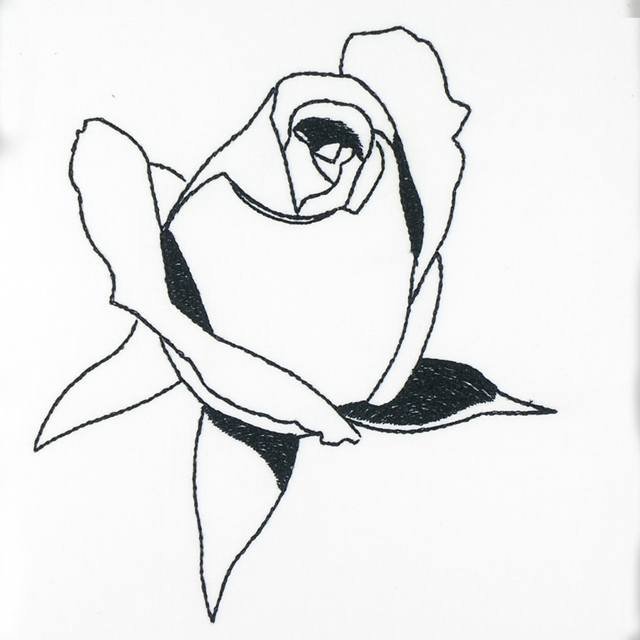 BFC1149 Blackwork Roses