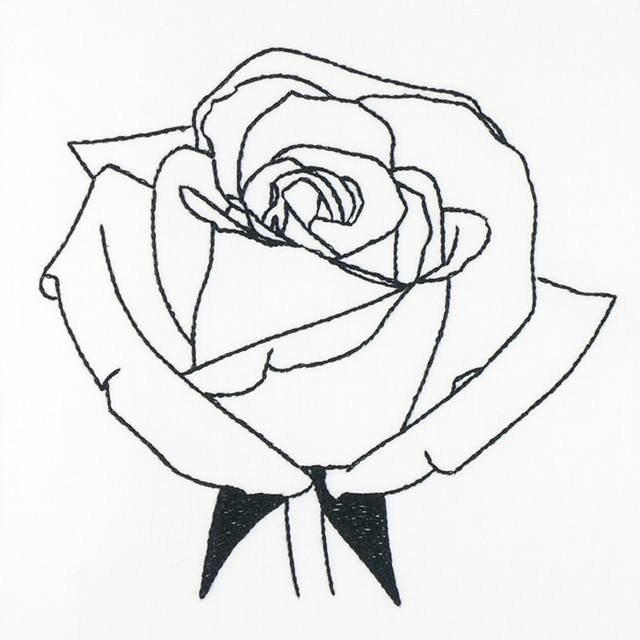 BFC1149 Blackwork Roses