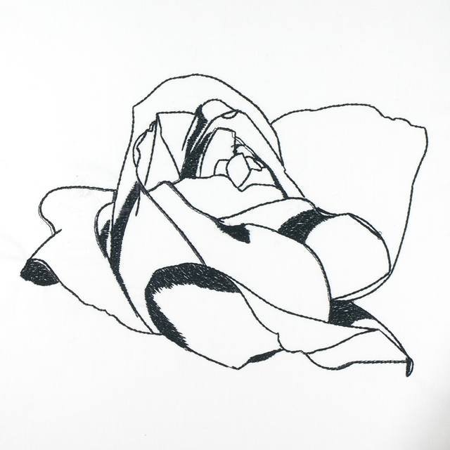BFC1149 Blackwork Roses