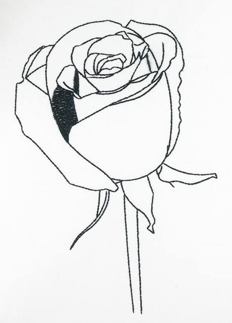 BFC1149 Blackwork Roses