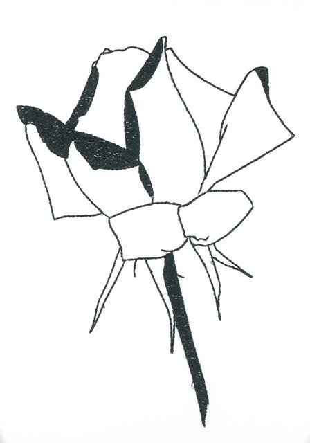 BFC1149 Blackwork Roses