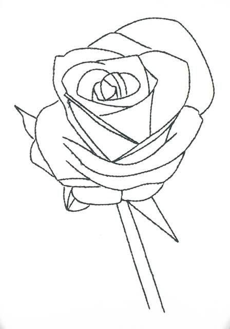 BFC1149 Blackwork Roses