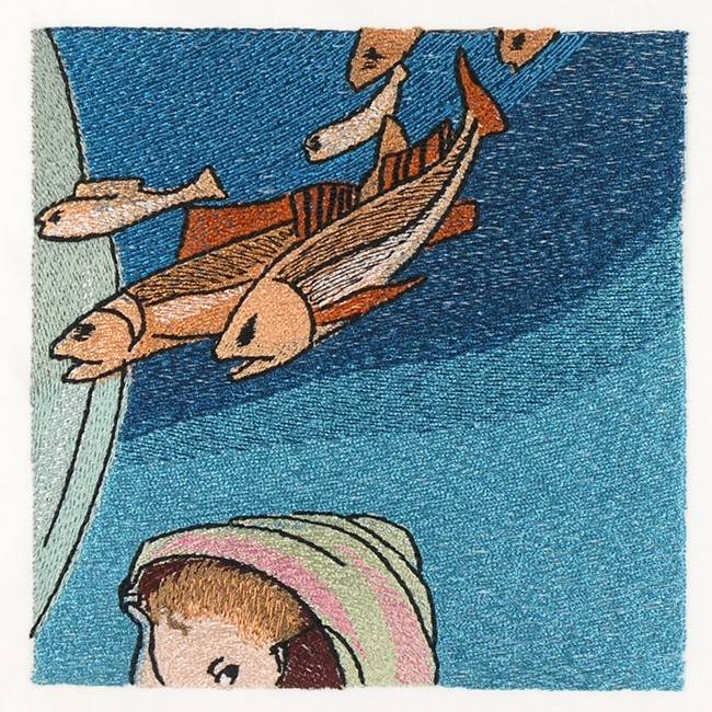 BFC1152 Window-Mermaid and a Child