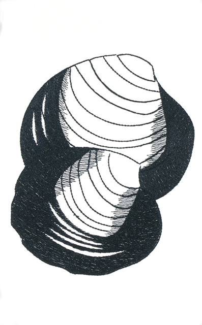 BFC1153 Blackwork Seashells