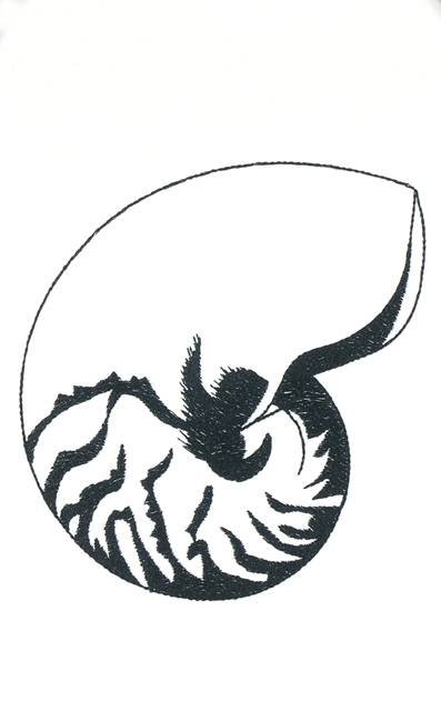 BFC1153 Blackwork Seashells