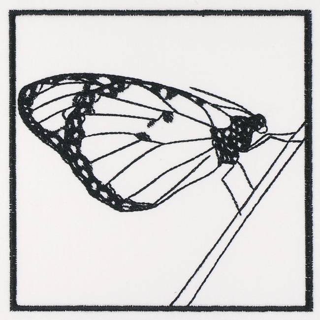 BFC1155 QIH Blackwork Birds and Butterflies Quilt Blocks