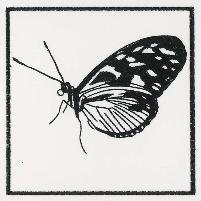 BFC1155 QIH Blackwork Birds and Butterflies Quilt Blocks