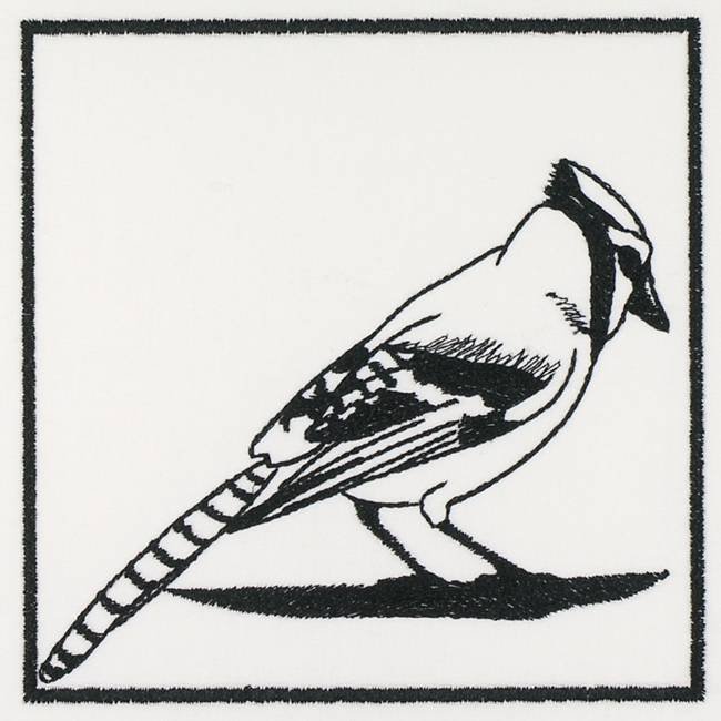 BFC1155 QIH Blackwork Birds and Butterflies Quilt Blocks
