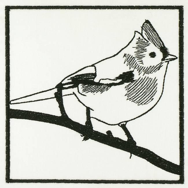 BFC1155 QIH Blackwork Birds and Butterflies Quilt Blocks