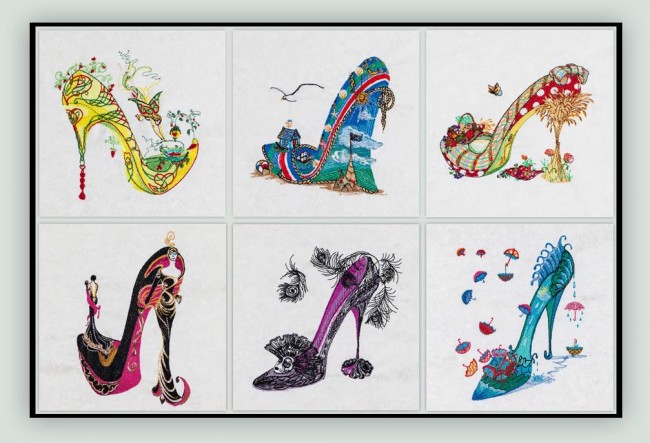 BFC1162 Sally King's 2013 Calendar Shoes
