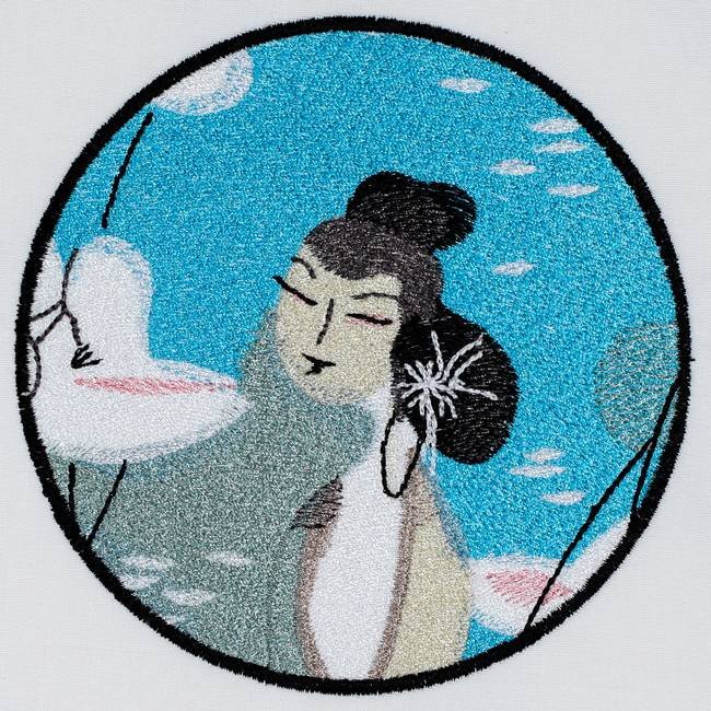 BFC1167 Oriental Quilt Circles