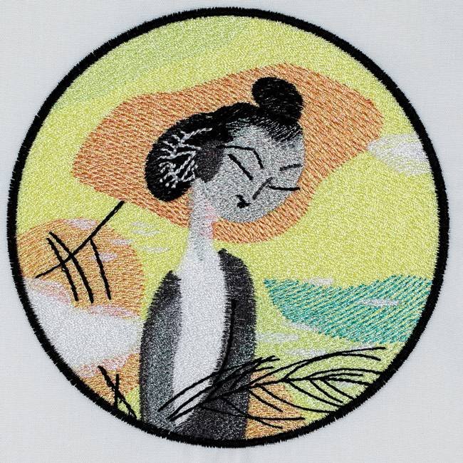 BFC1167 Oriental Quilt Circles
