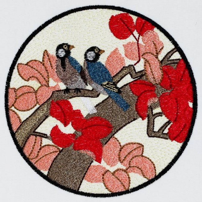 BFC1167 Oriental Quilt Circles