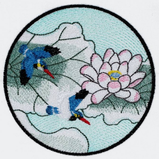 BFC1167 Oriental Quilt Circles