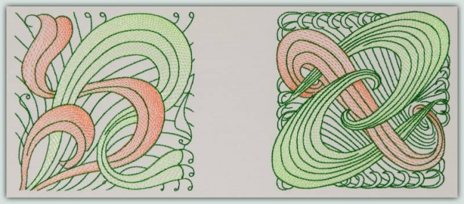 BFC1170 Art Nouveau Quilt Set