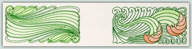 BFC1170 Art Nouveau Quilt Set