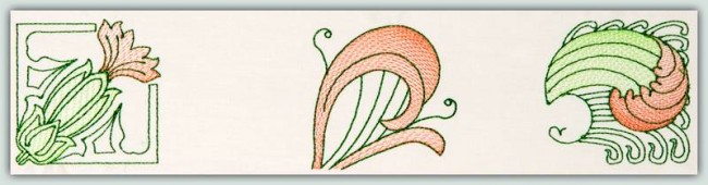 BFC1170 Art Nouveau Quilt Set