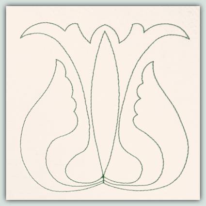 BFC1170 Art Nouveau Quilt Set