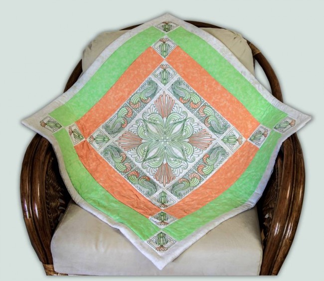 BFC1170 Art Nouveau Quilt Set